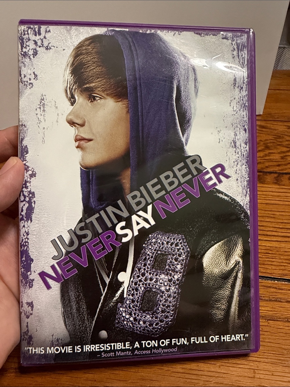 Justin Bieber Never Say Never — Purple & Black Collector Cover